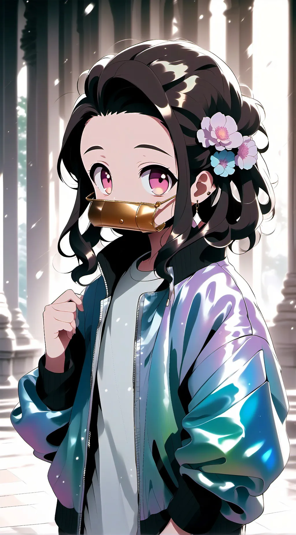 ai character: Léa  background