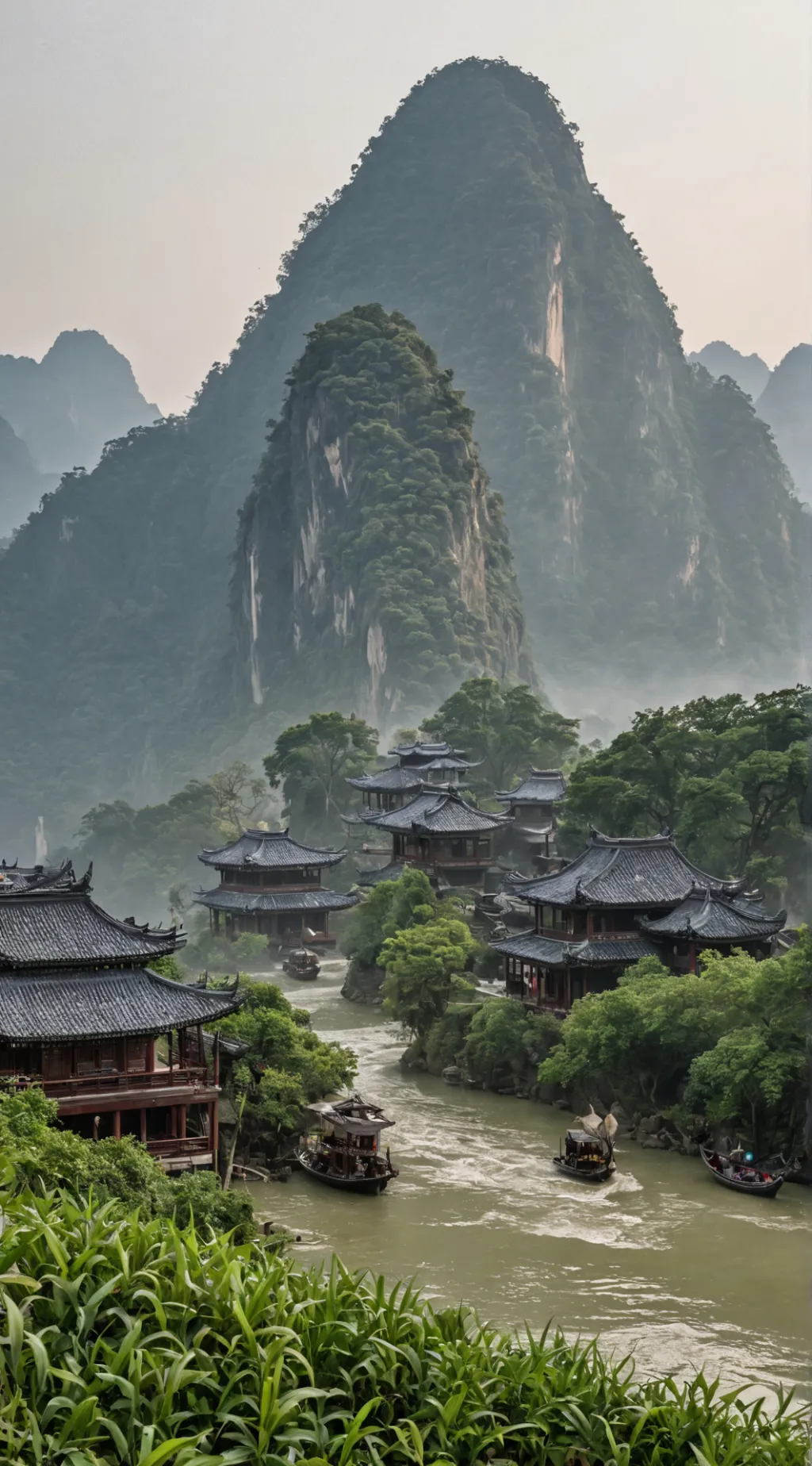 ai character: The Fujimura fam  background