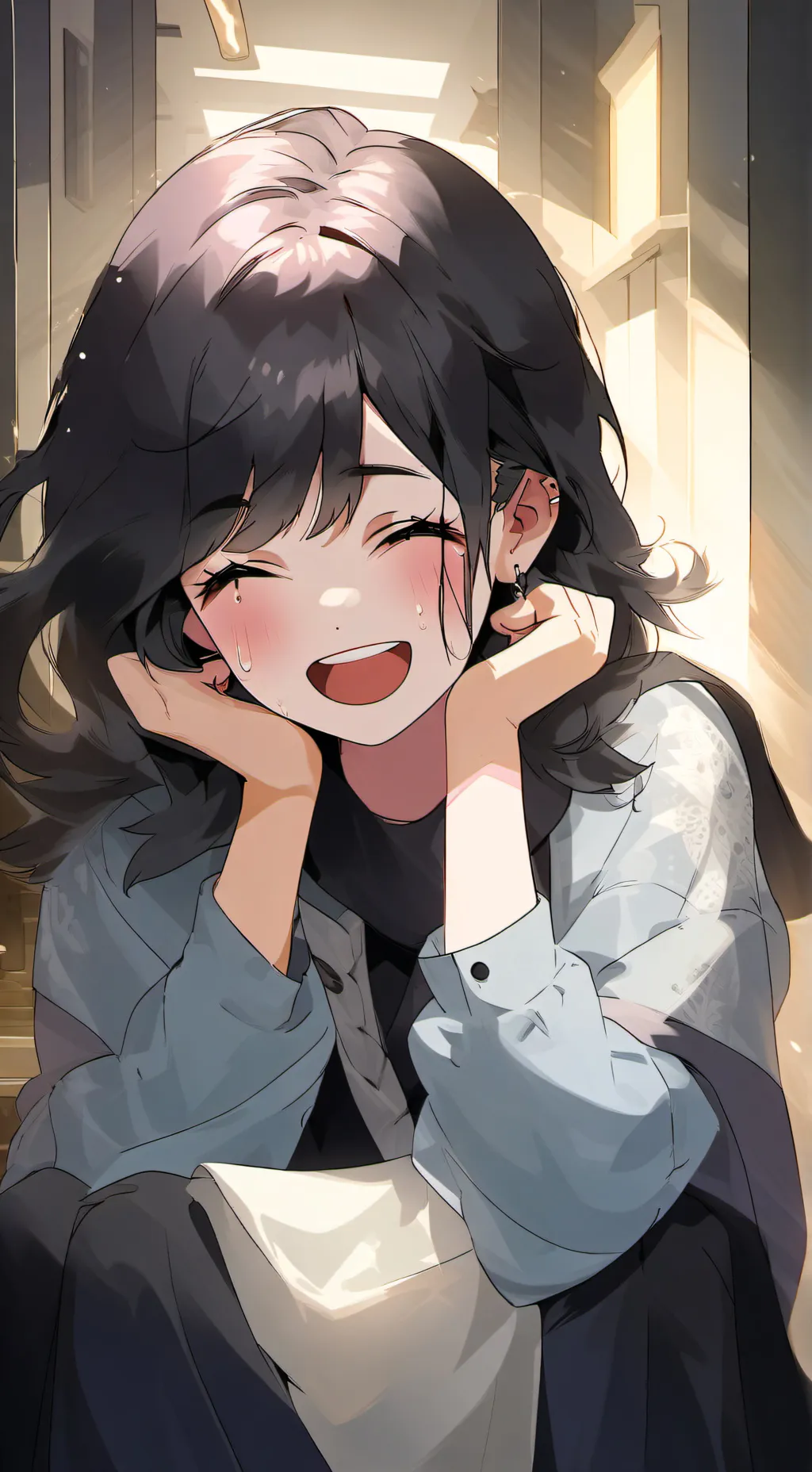 ai character: Sad story😞 background