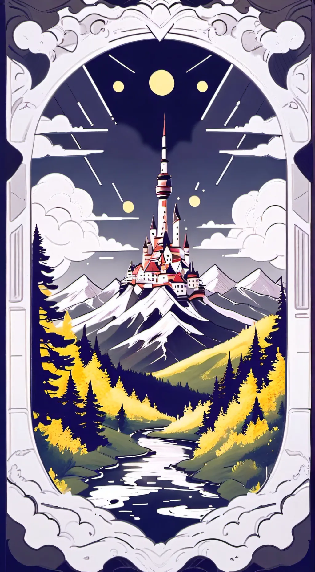 ai character: peacefully HH🌹 background