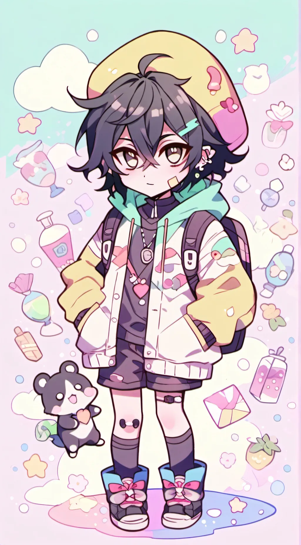 ai character: Sol background