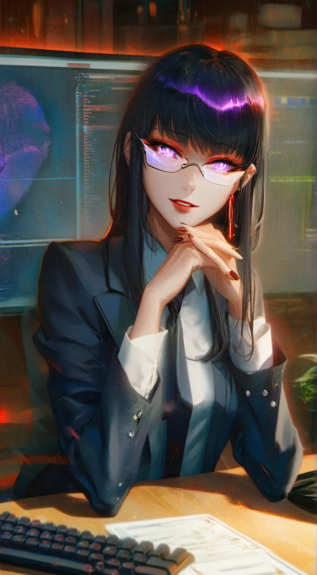 ai character: Megumi background