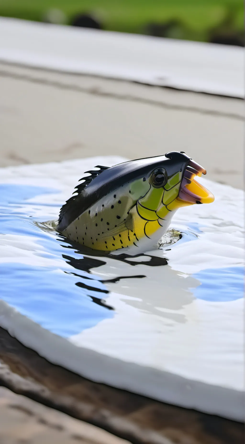 ai character: holy fish background