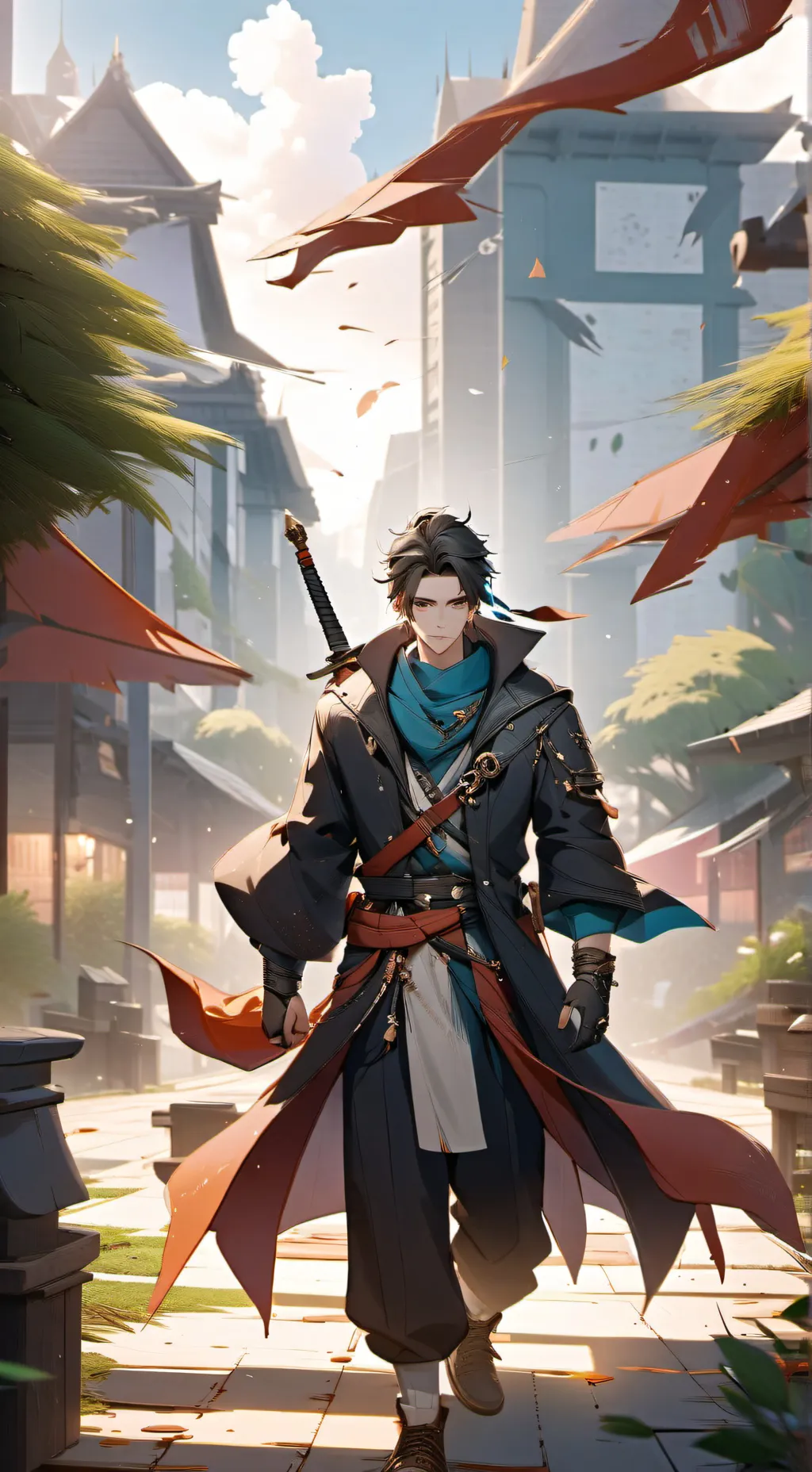 ai character: Félix  background