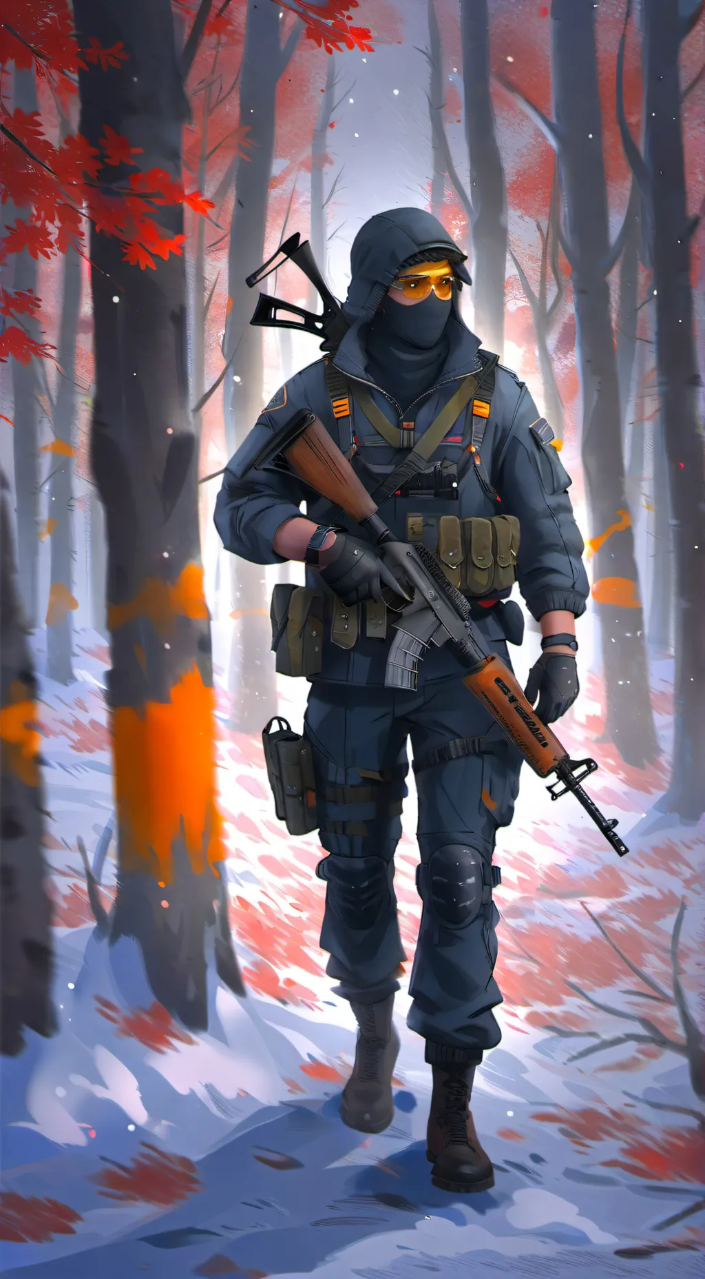 ai character: Raven background