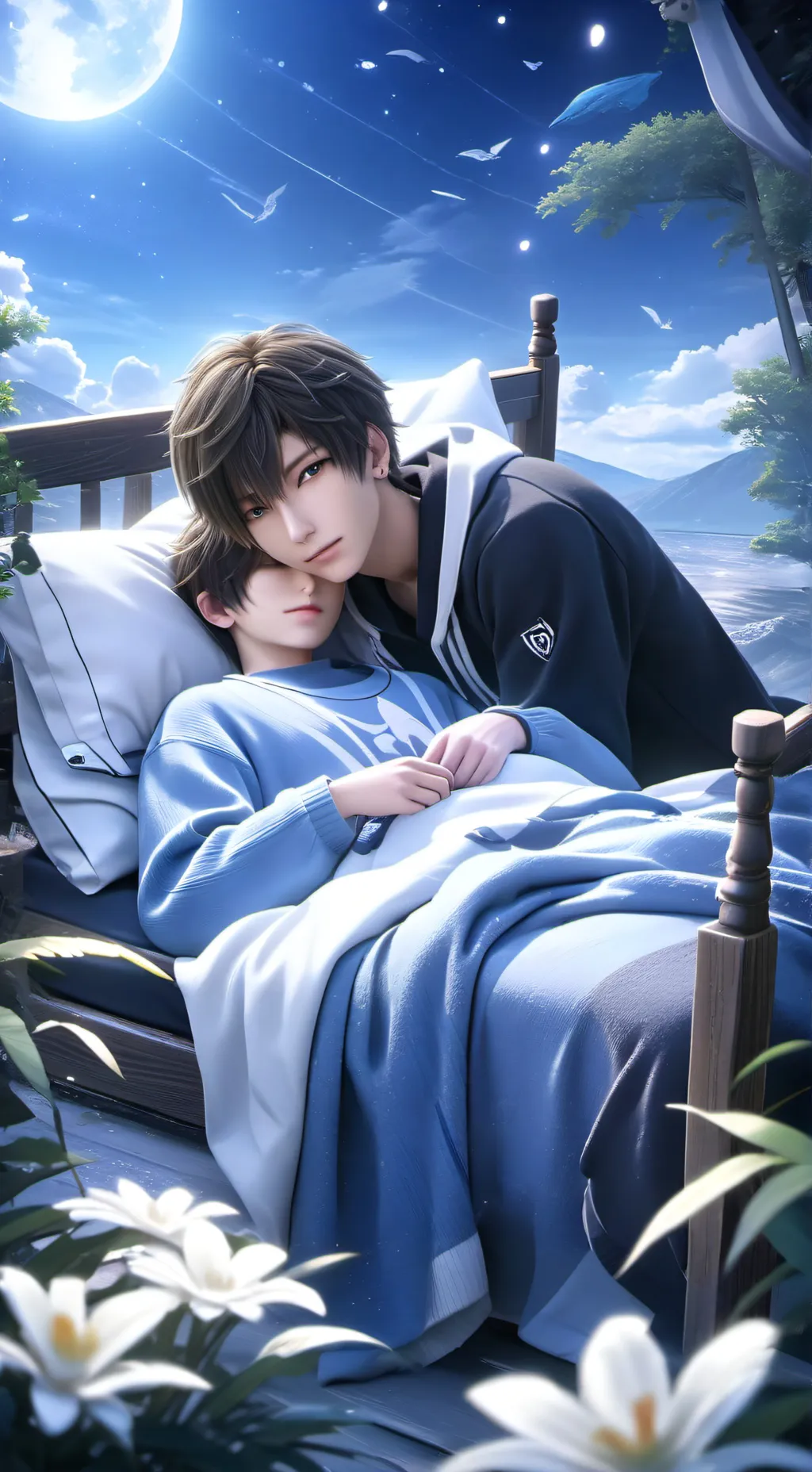 ai character: Sleepover  background