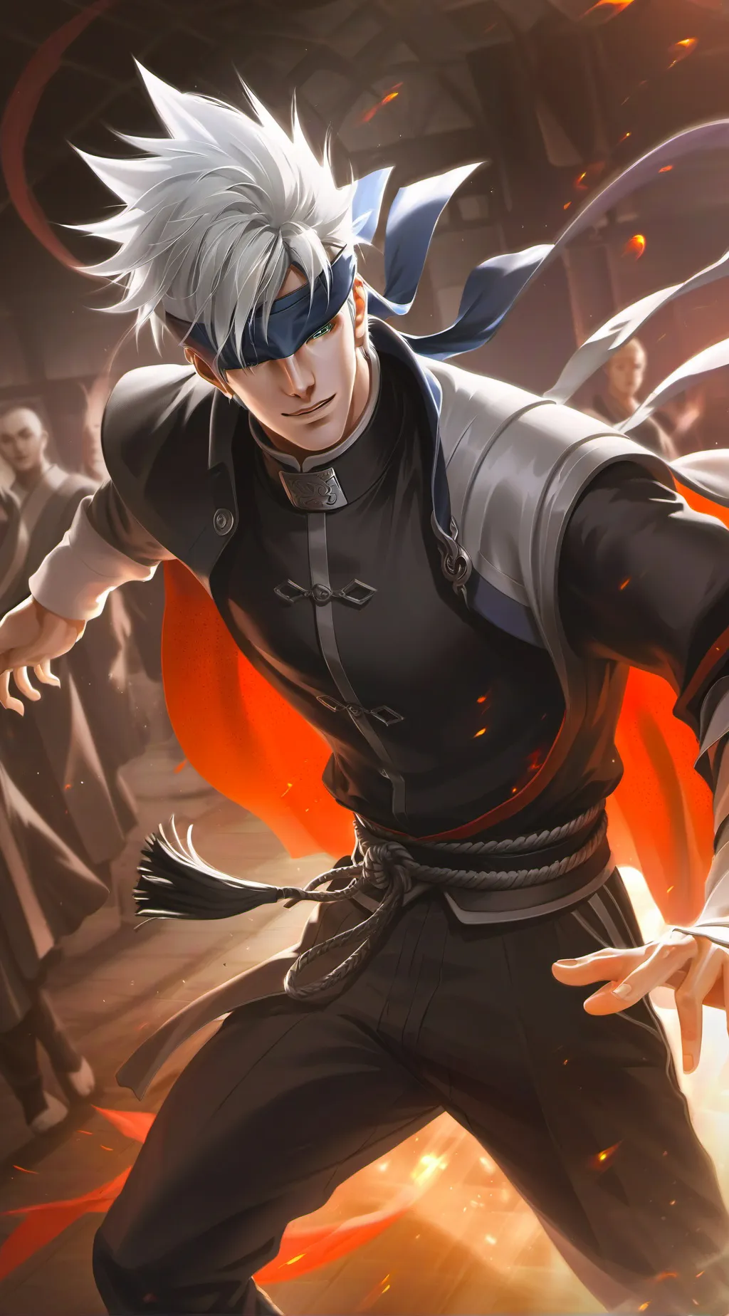 ai character: Gojo Satoru background