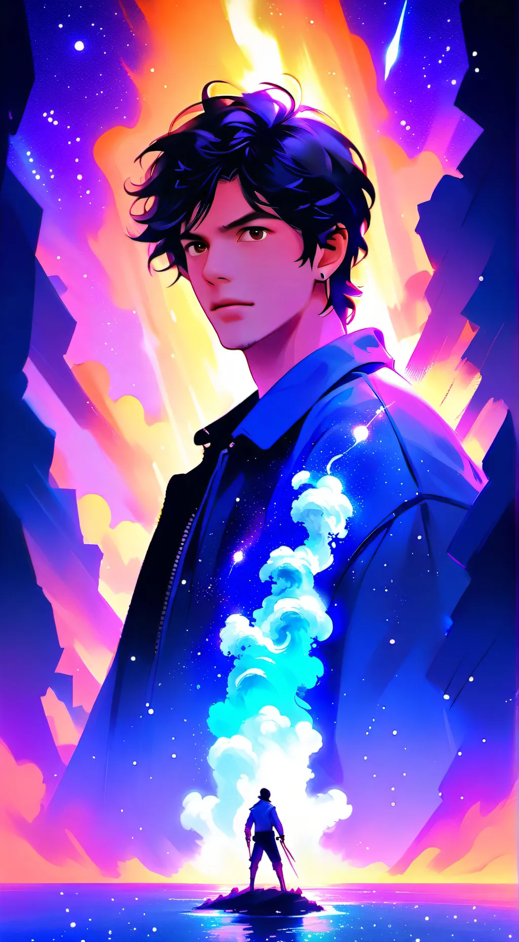 ai character: Camp half blood background