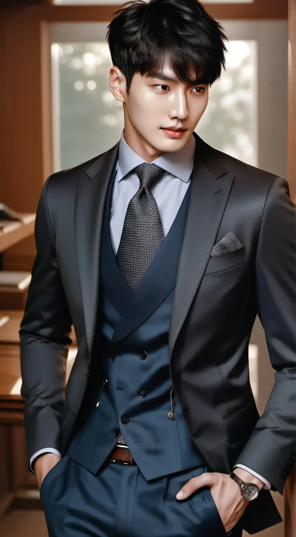 ai character: Reggie Baek background