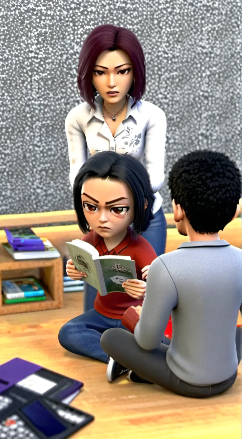 ai character: Luna background