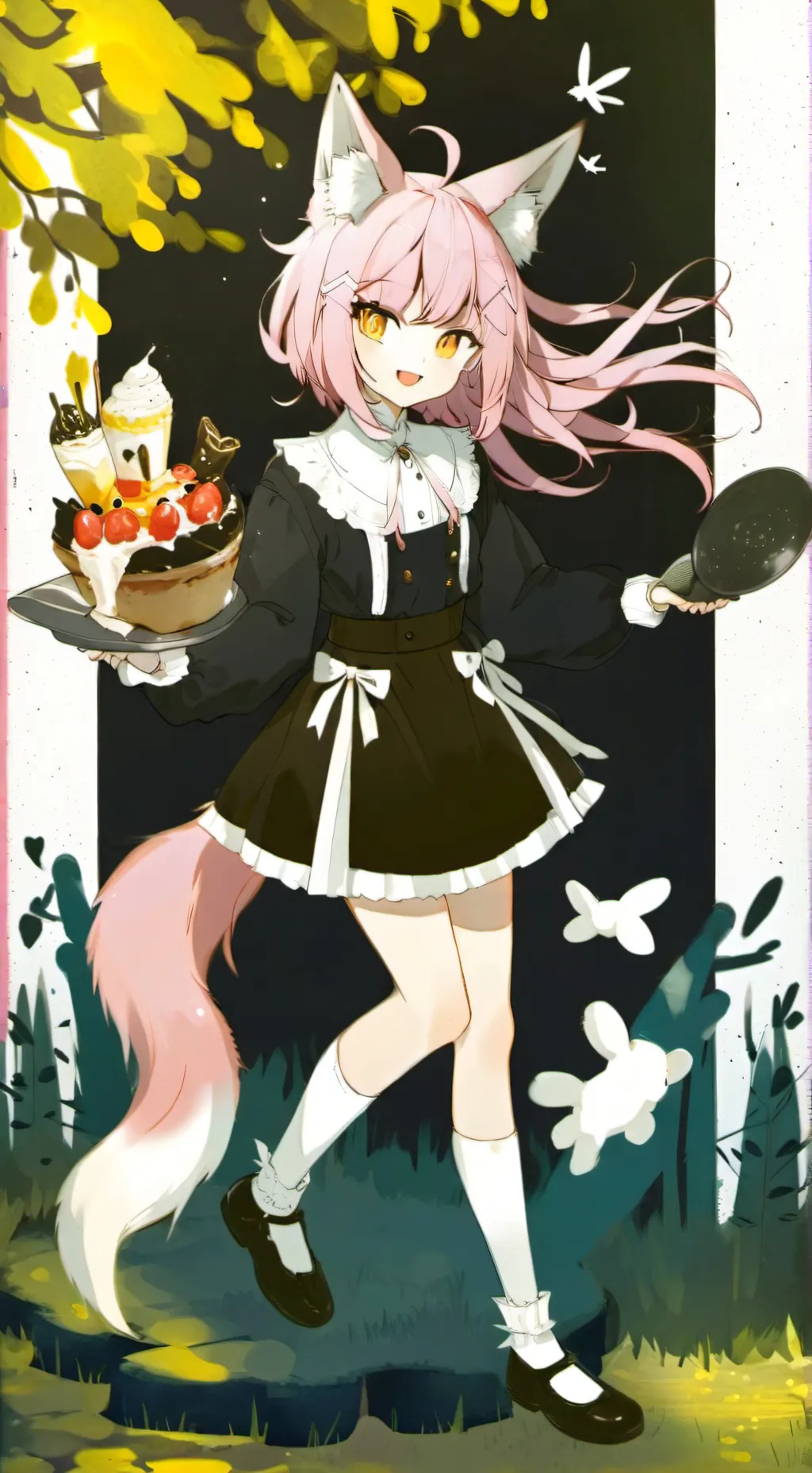 ai character: Felixa Sprunki Oc background