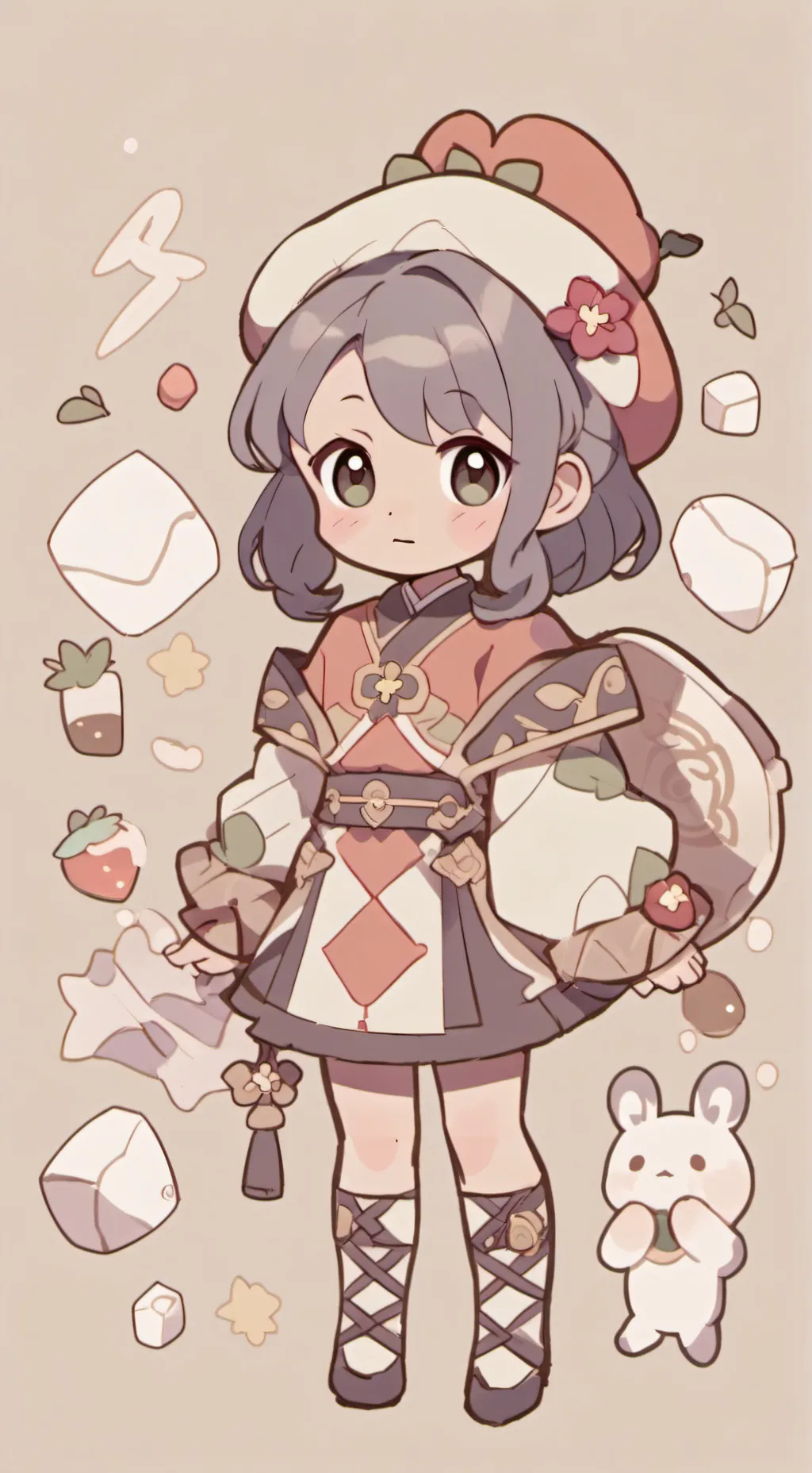 ai character: Valentina🎀 background