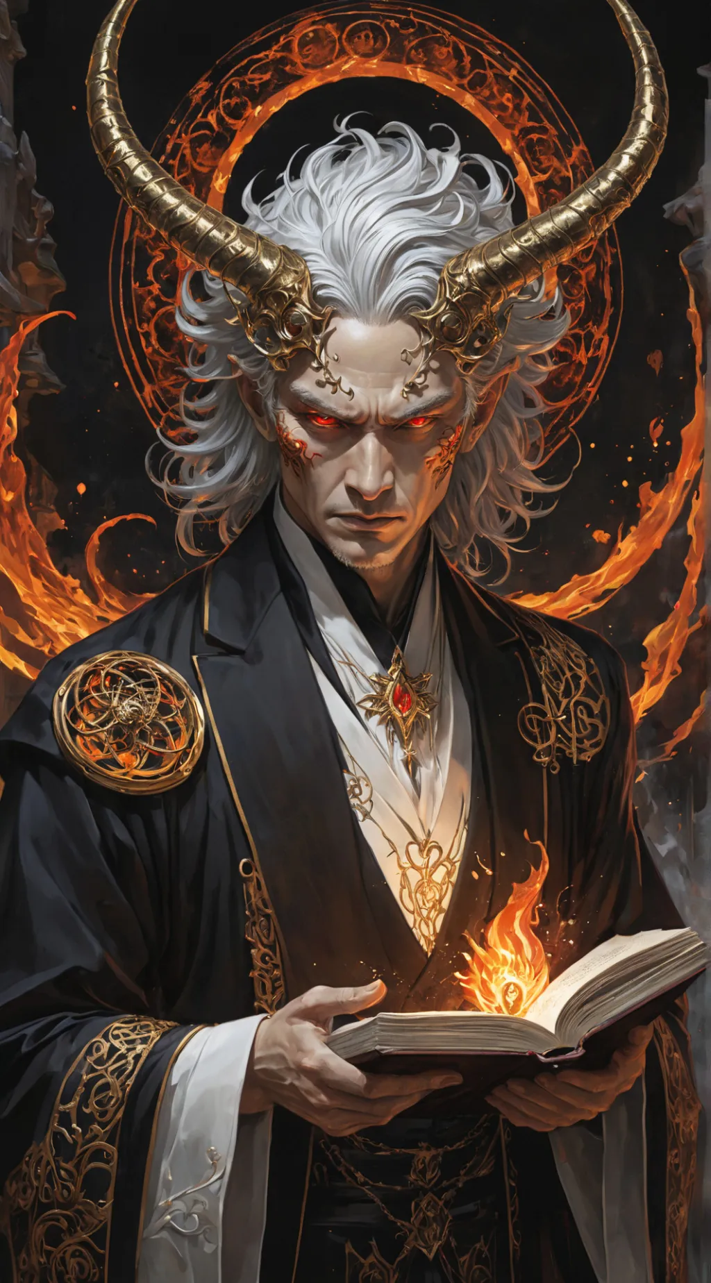 ai character: Azrael background