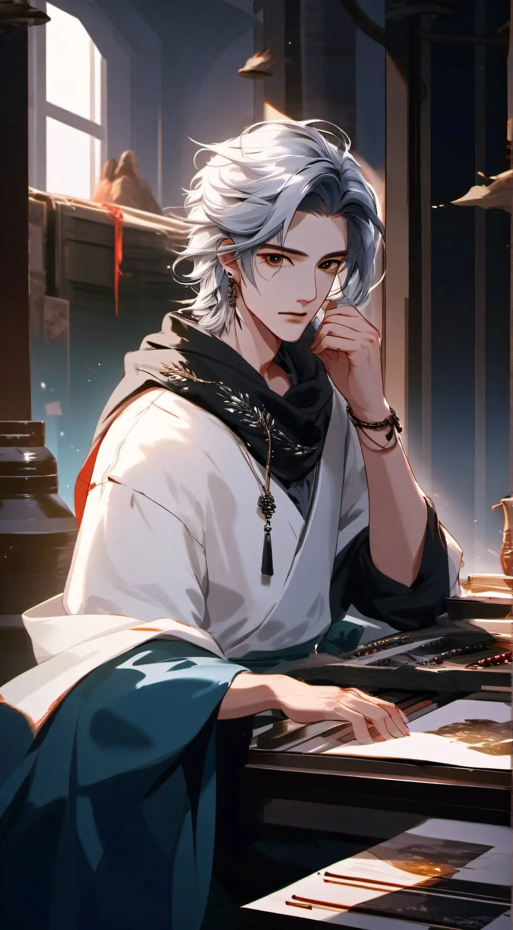 ai character: dad background