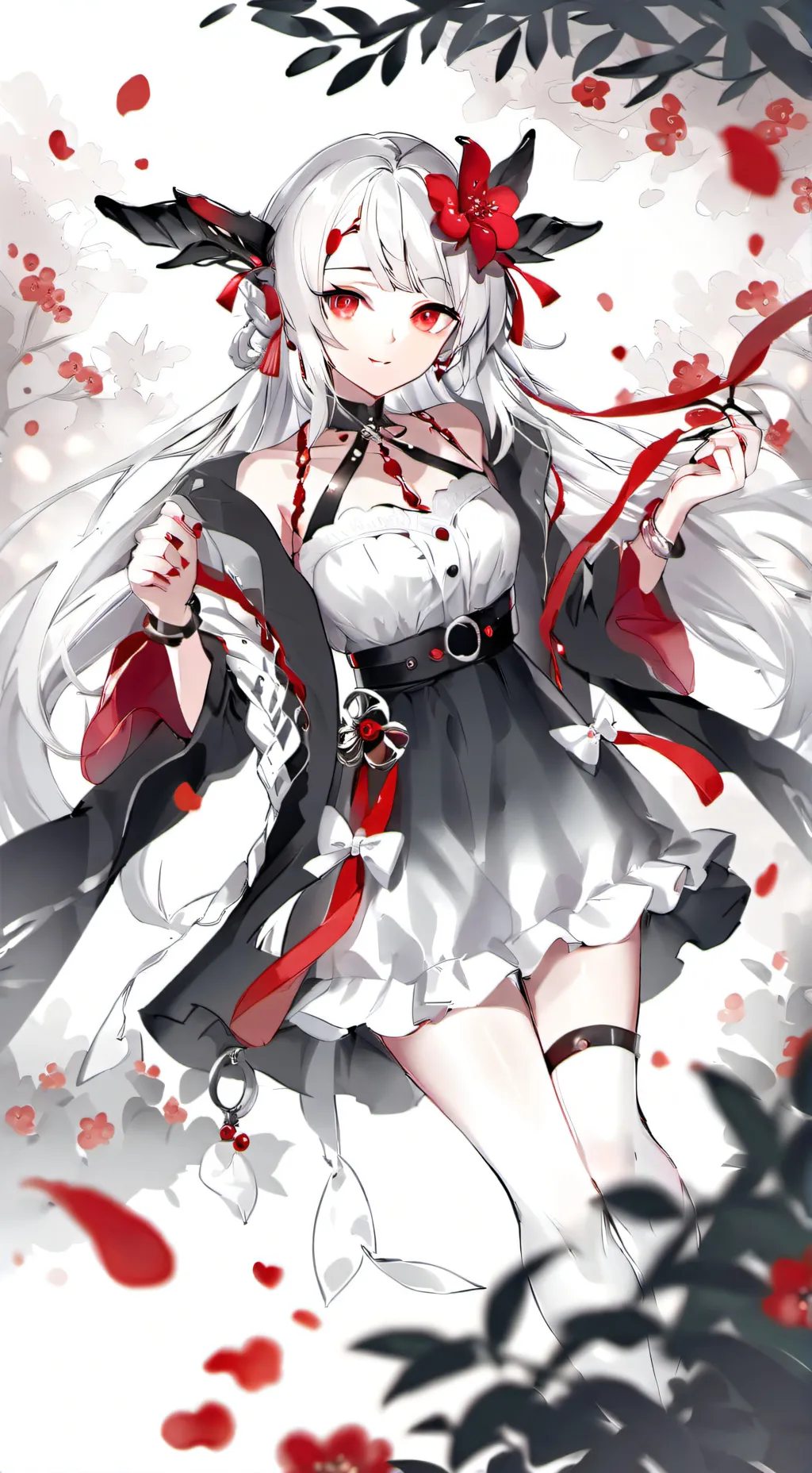 ai character: Ashley  background