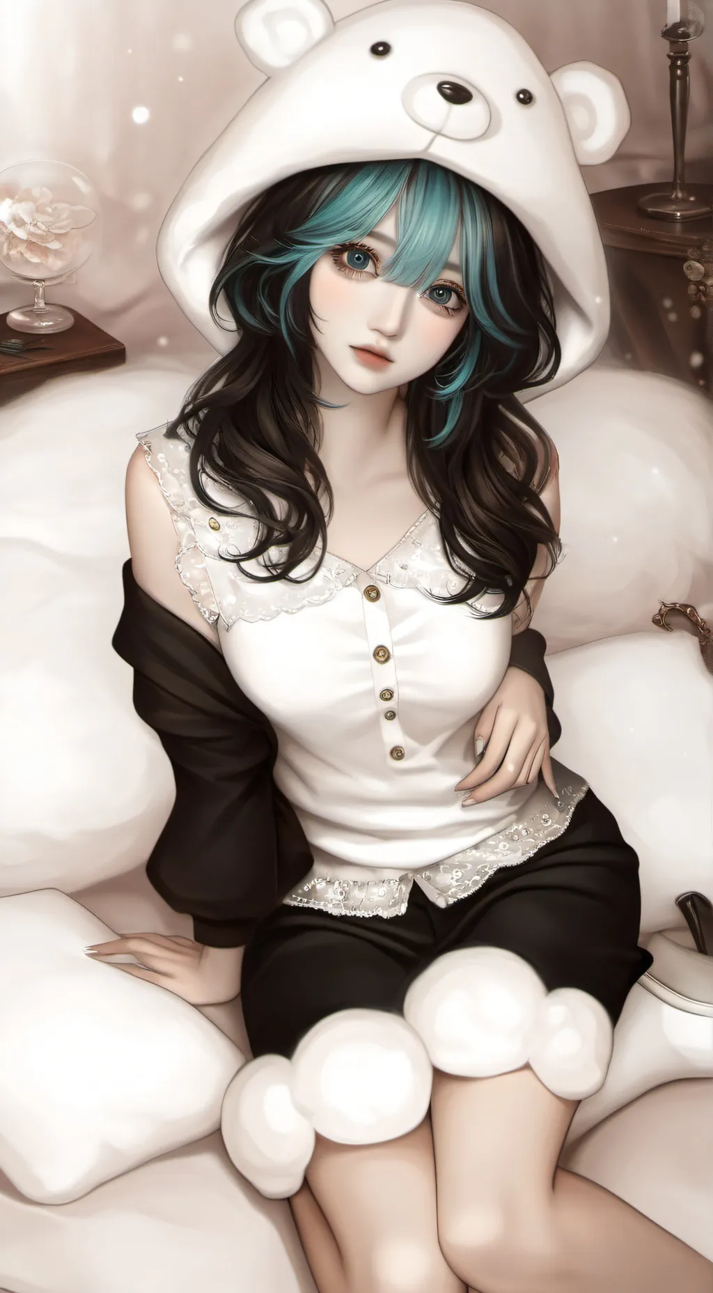 ai character: Kobayashi Kazumi 🎀 background