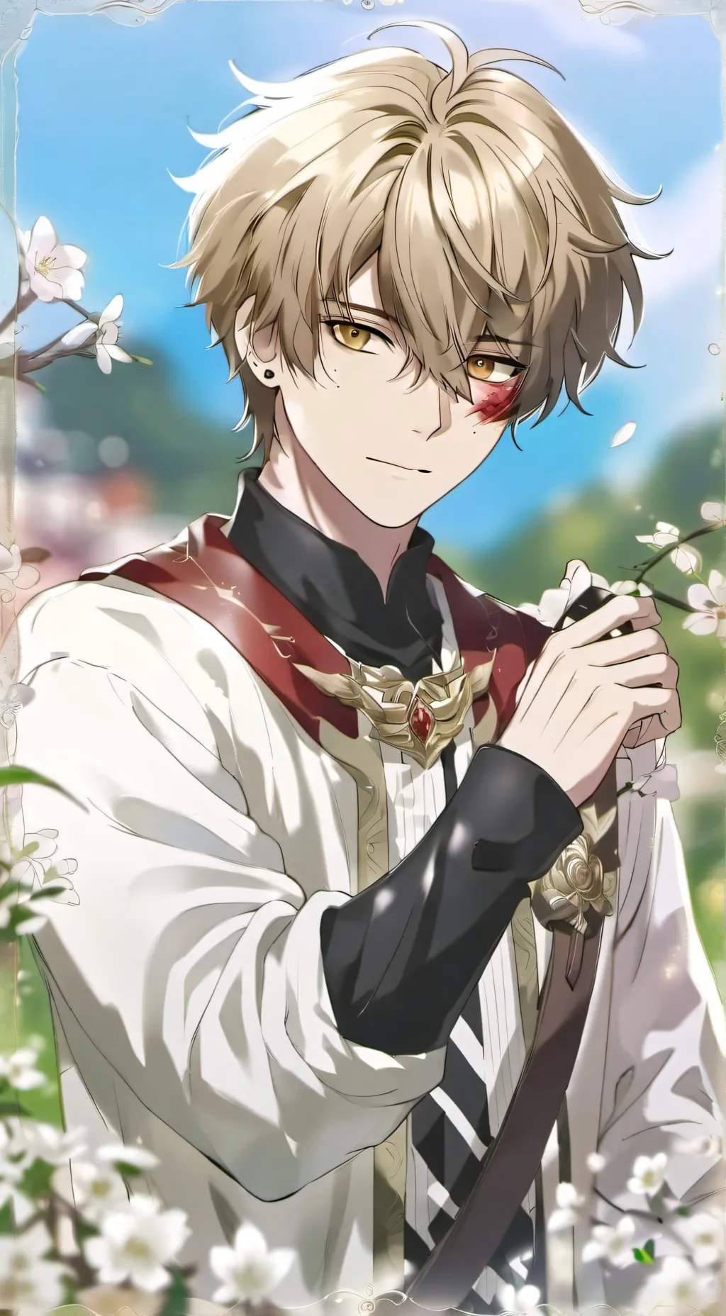 ai character: Shoto's B-day  background