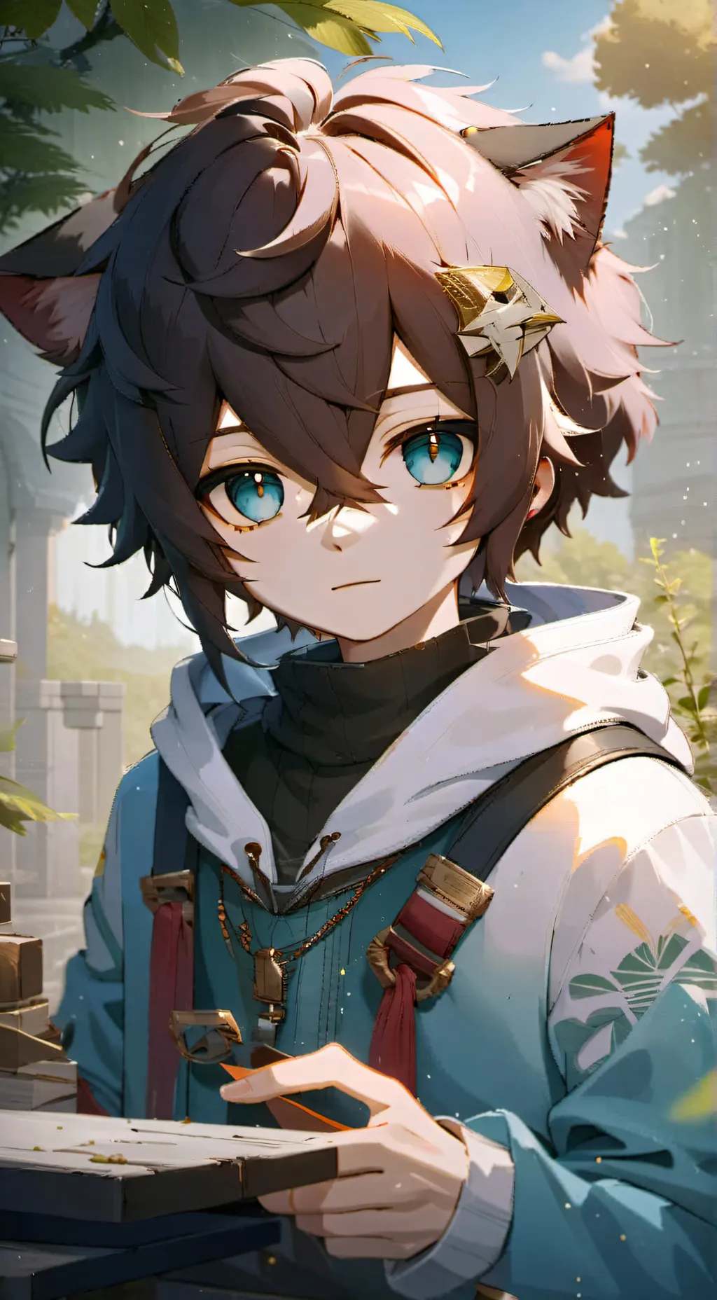 ai character: caleb background