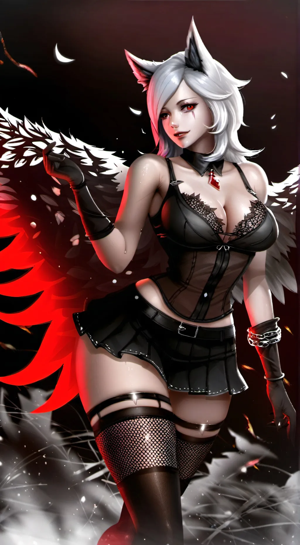 ai character: Shadow falls  background