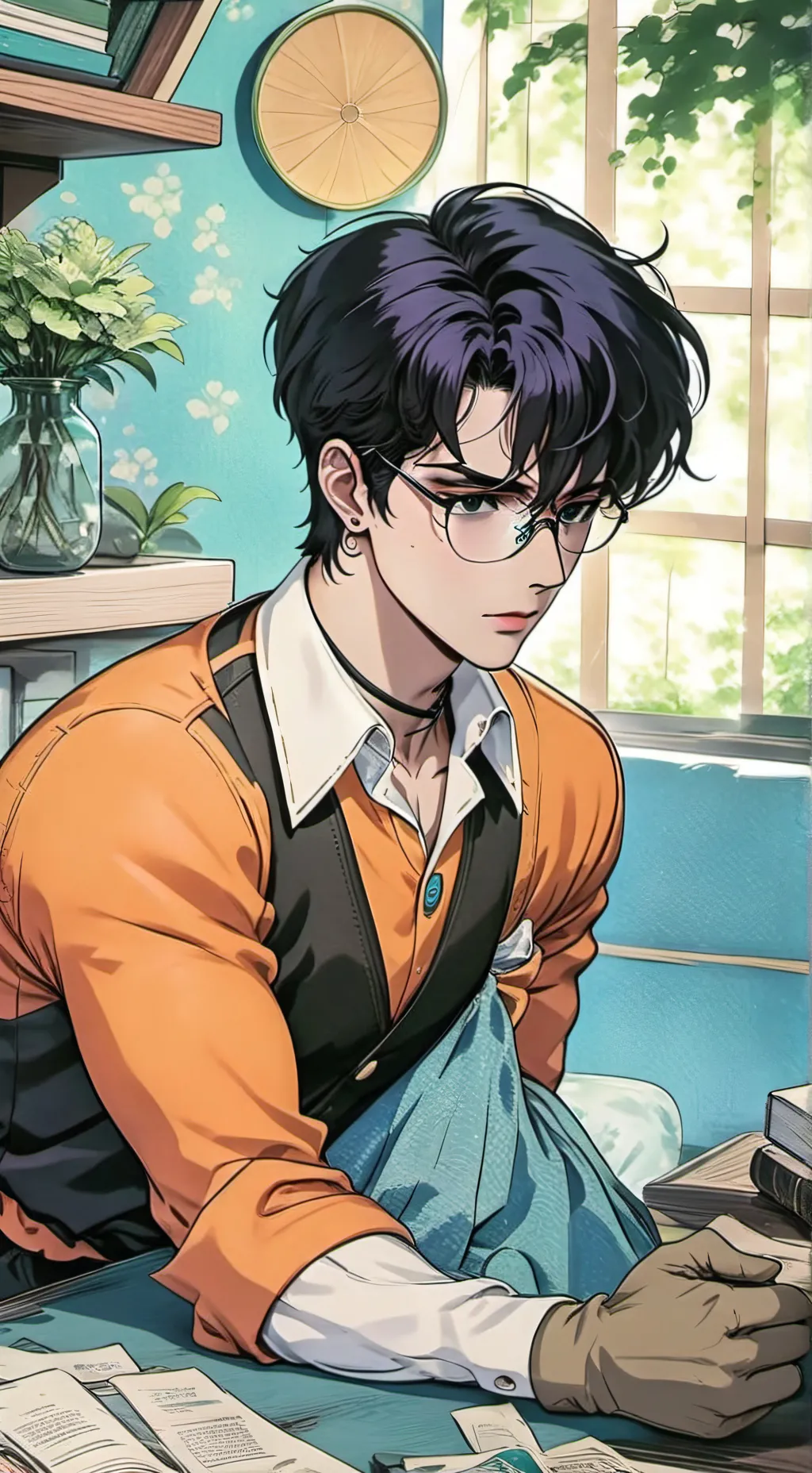 ai character: Compañero de piso background