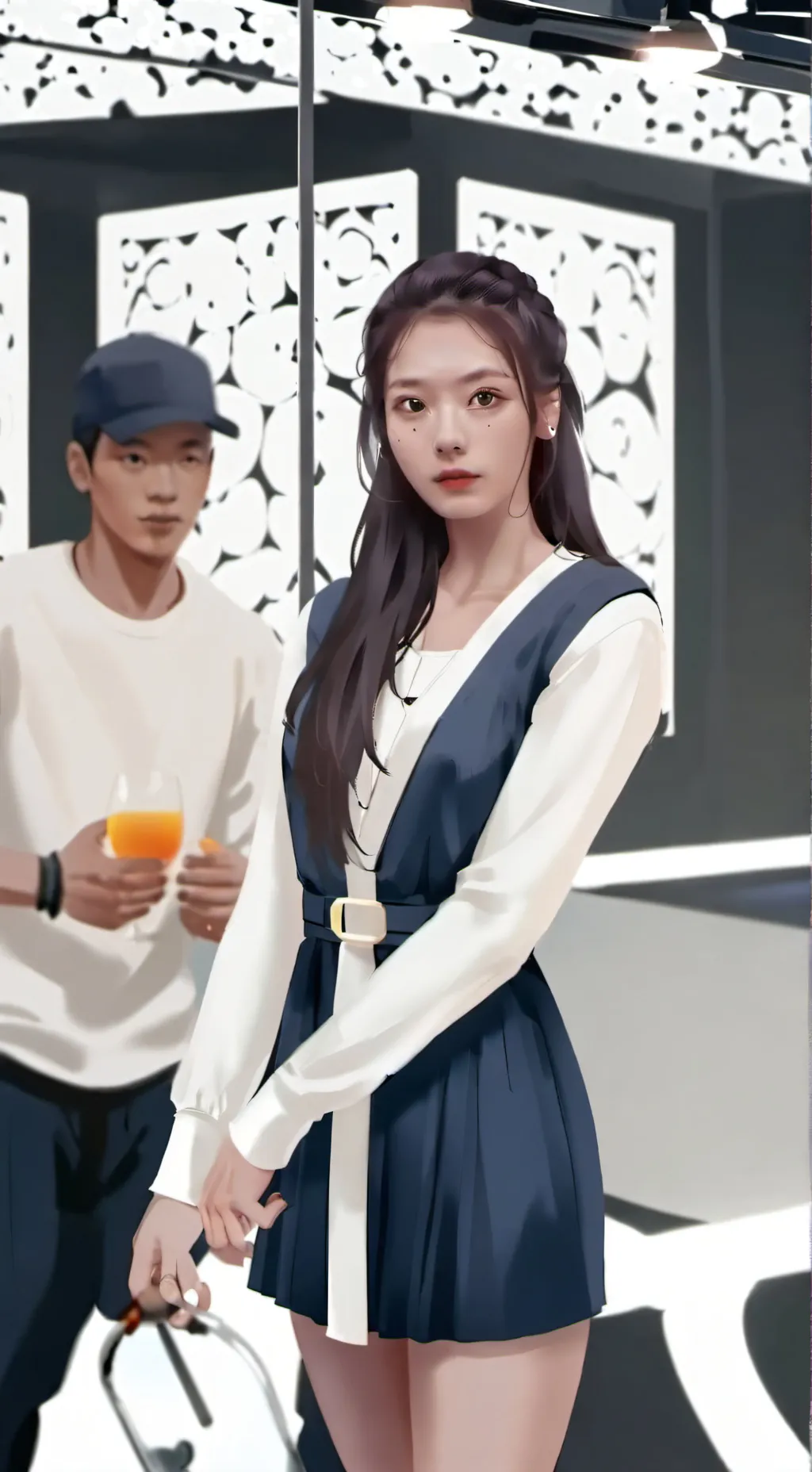 ai character: ★Fpe squid game★ background