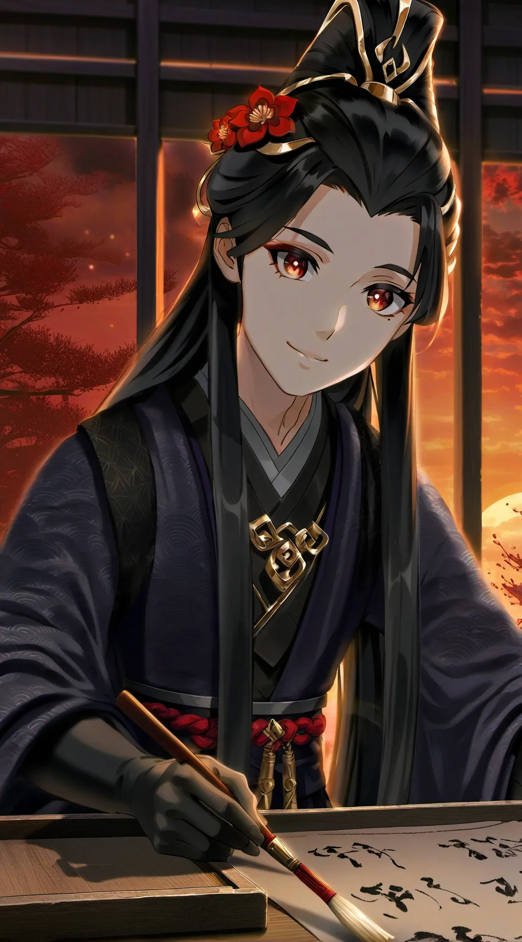 ai character: Himari background