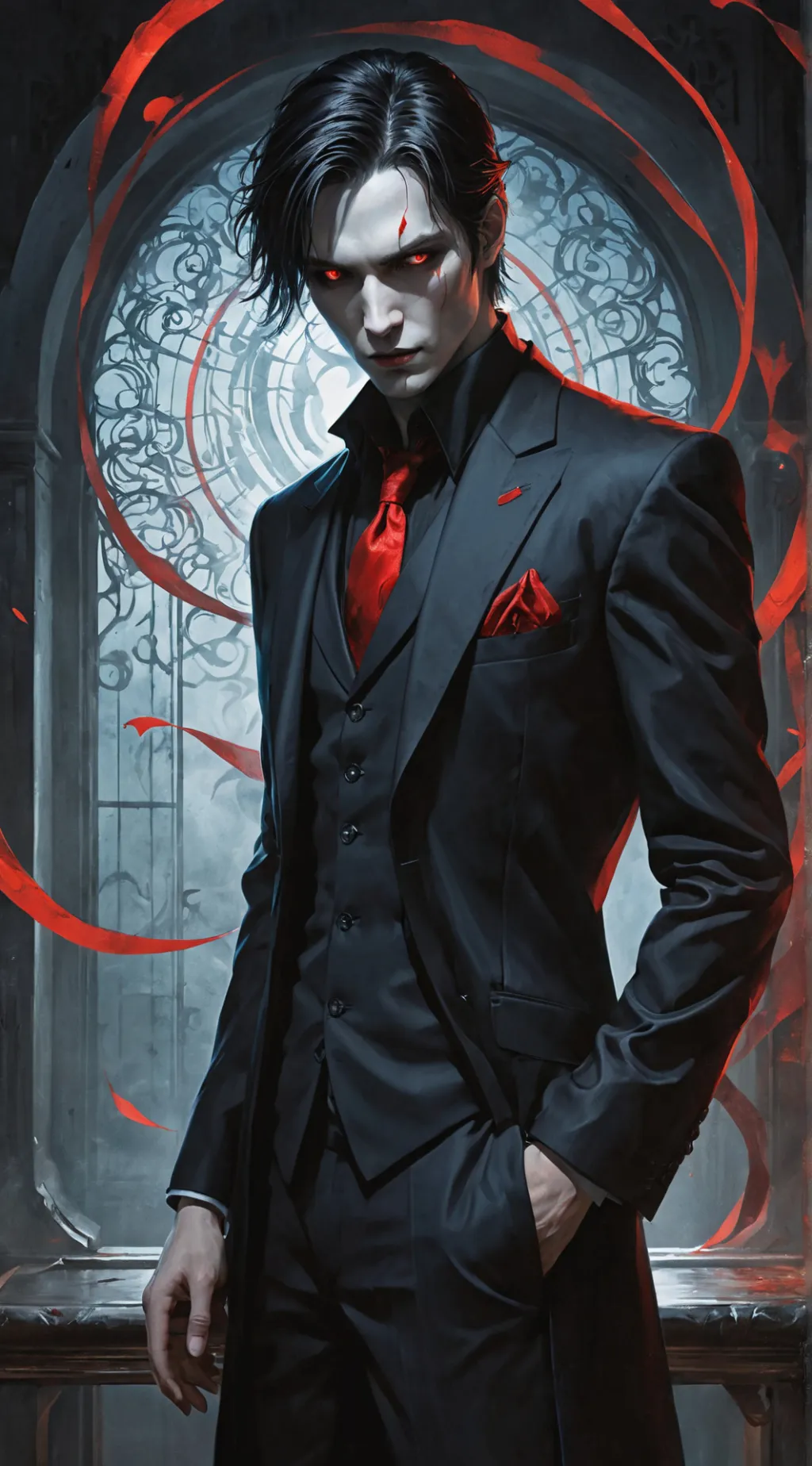 ai character: Raven background