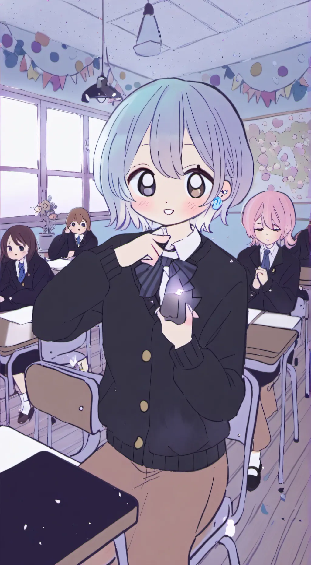 ai character: 4A Class!  background