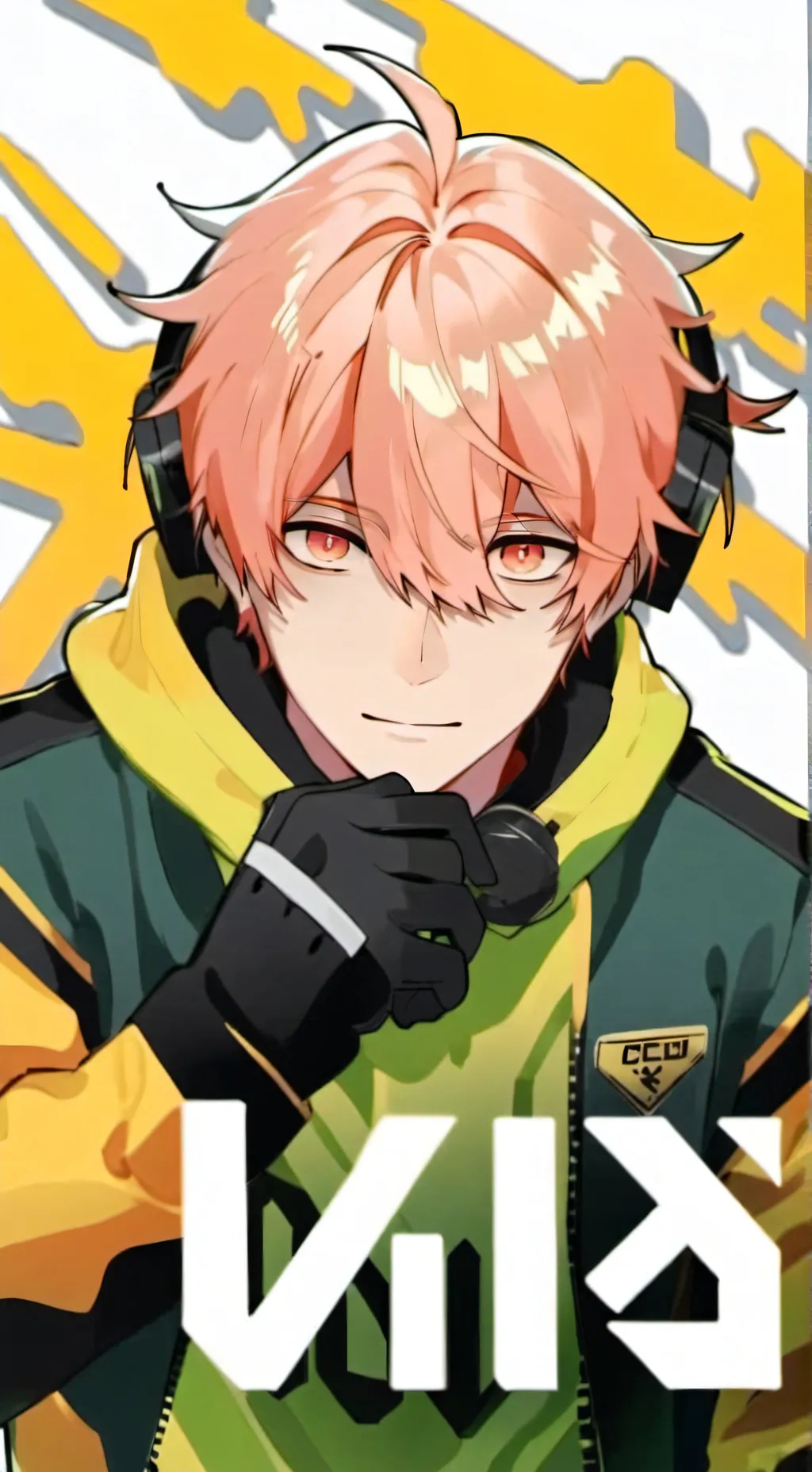 ai character: Zenitsu Squid Game background