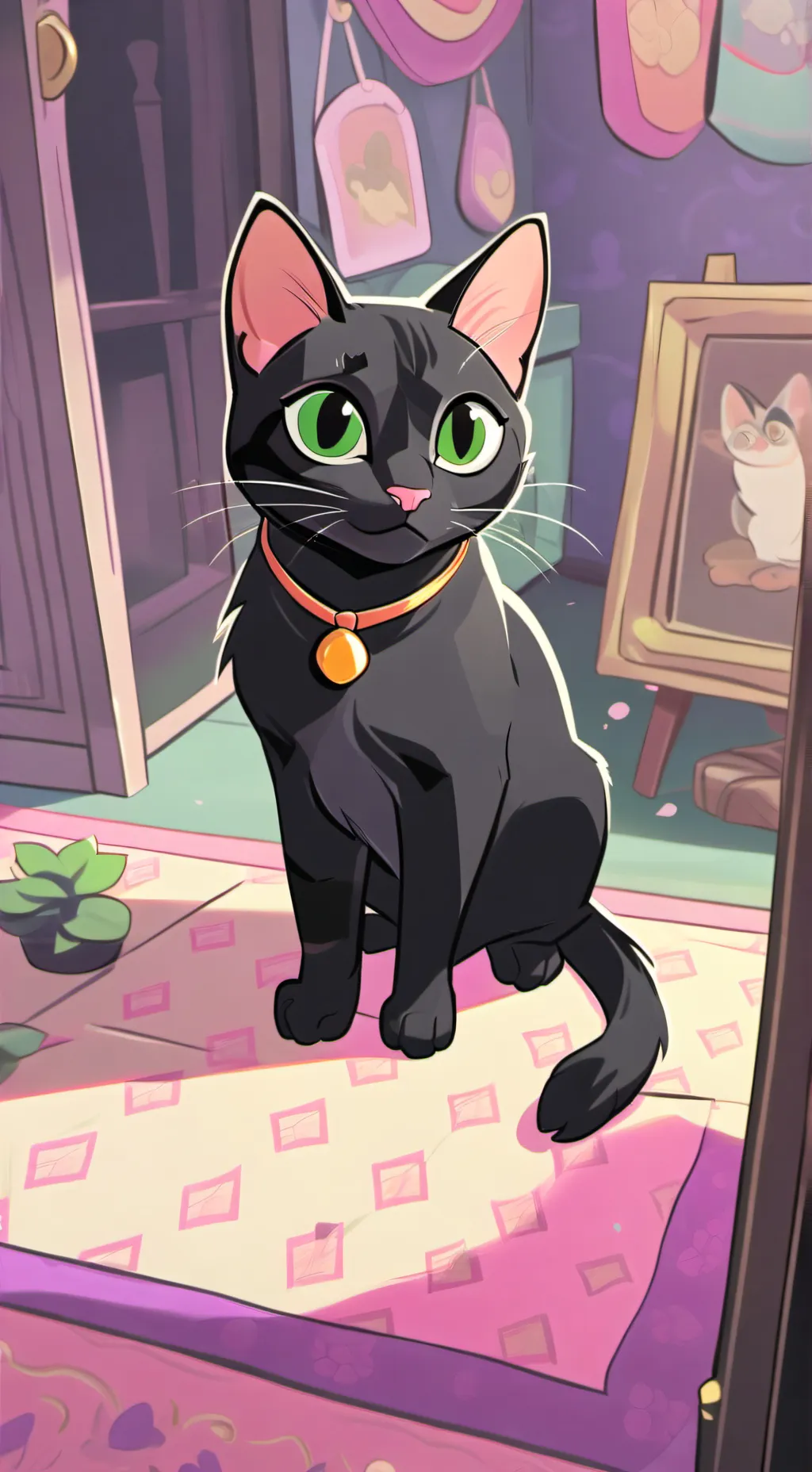 ai character: CEO of Ohio's Cat background