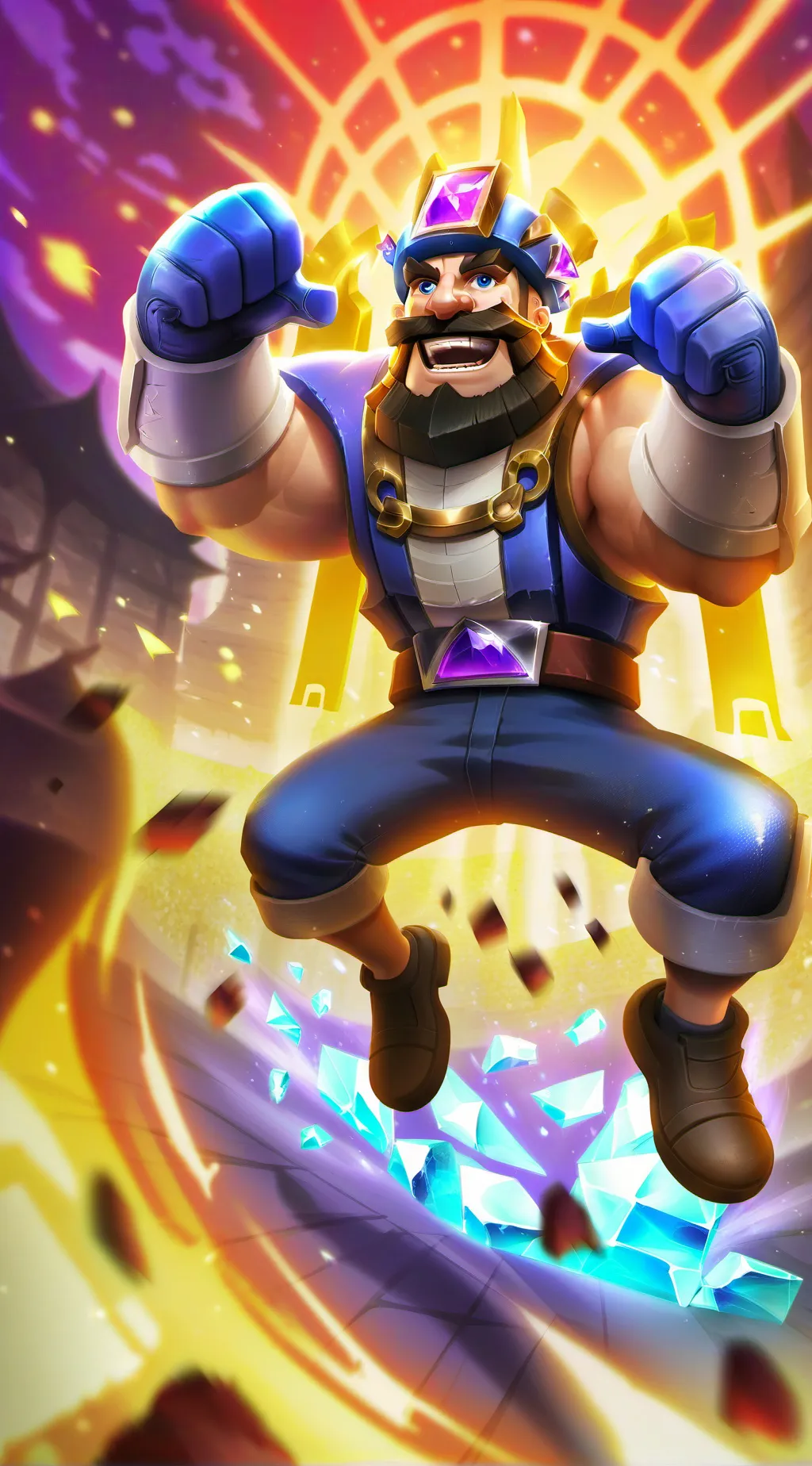 ai character: Epic face rp background