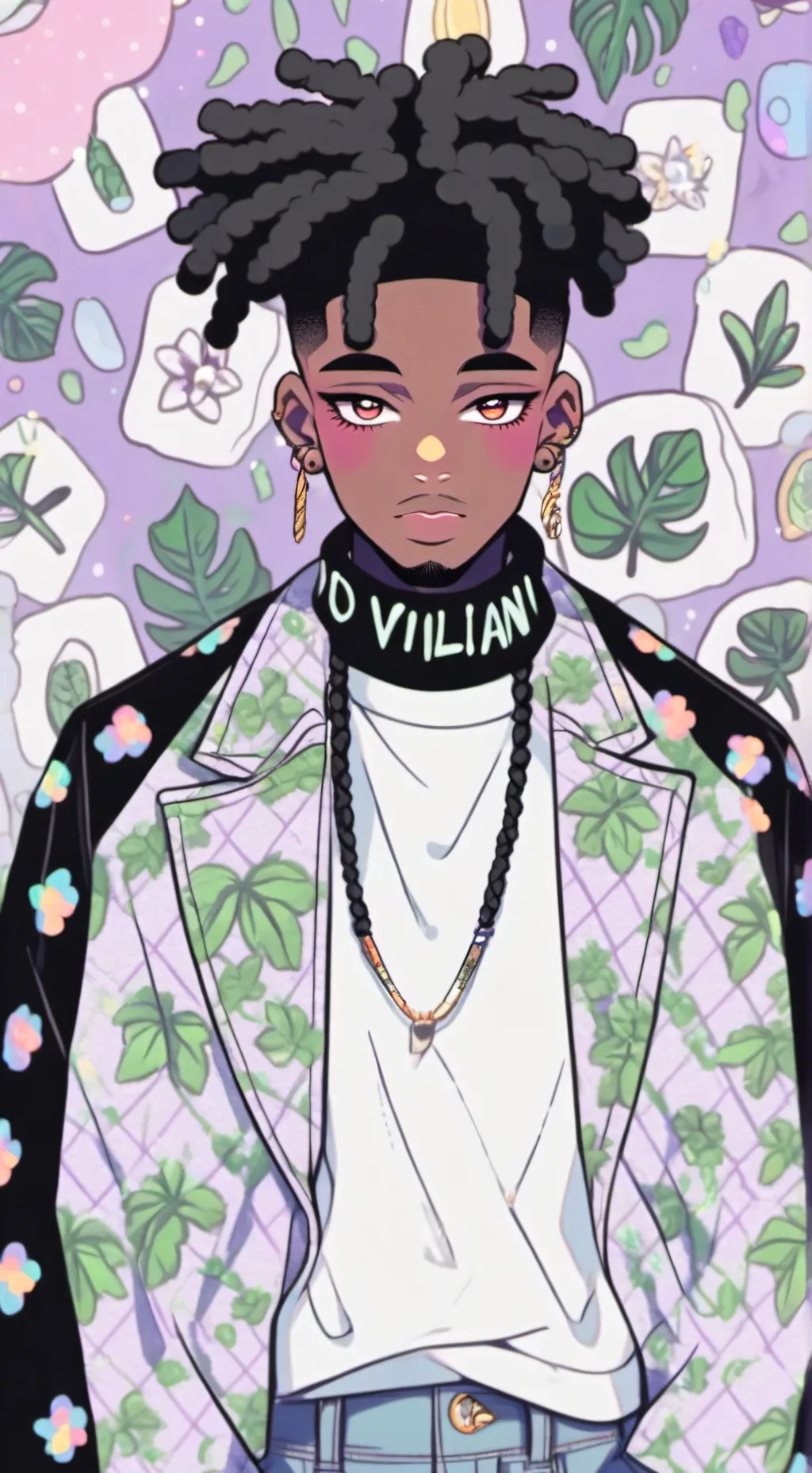 ai character: villan mha  background