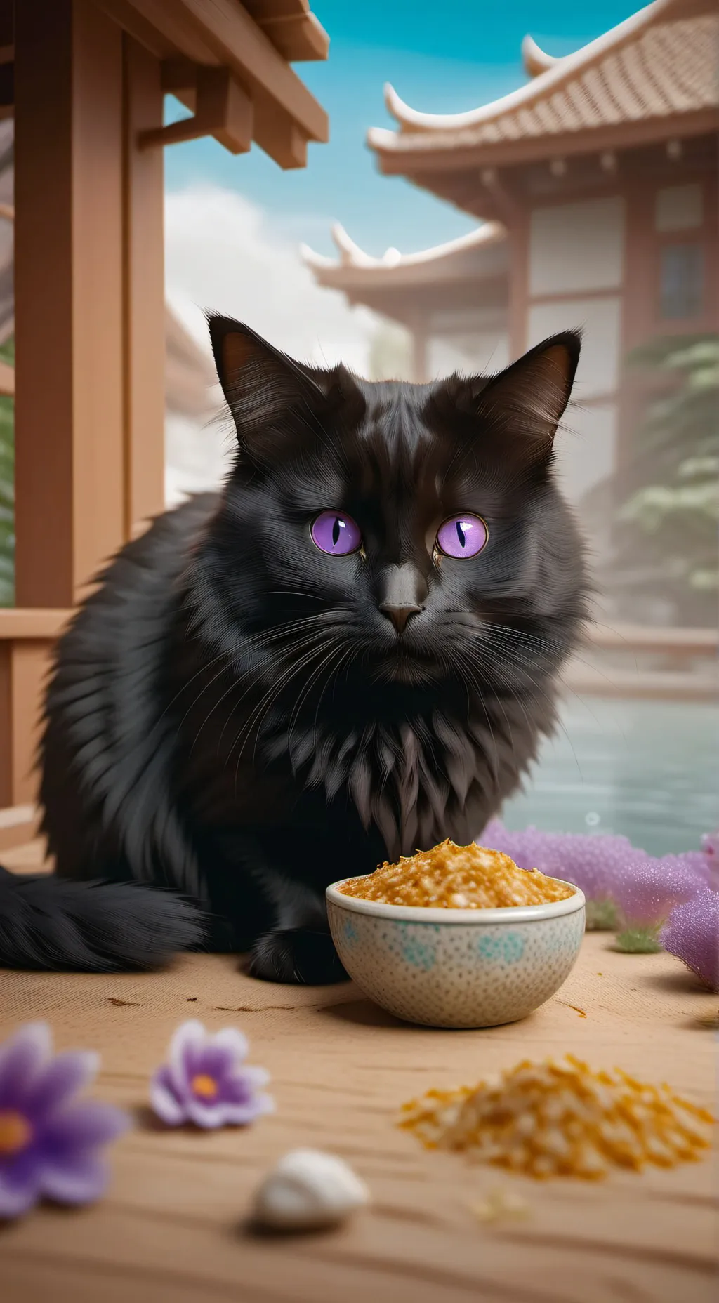 ai character: lucky background