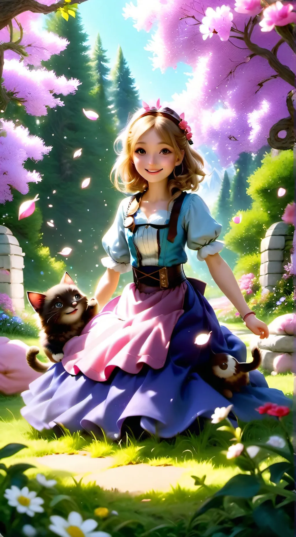 ai character: Lila background