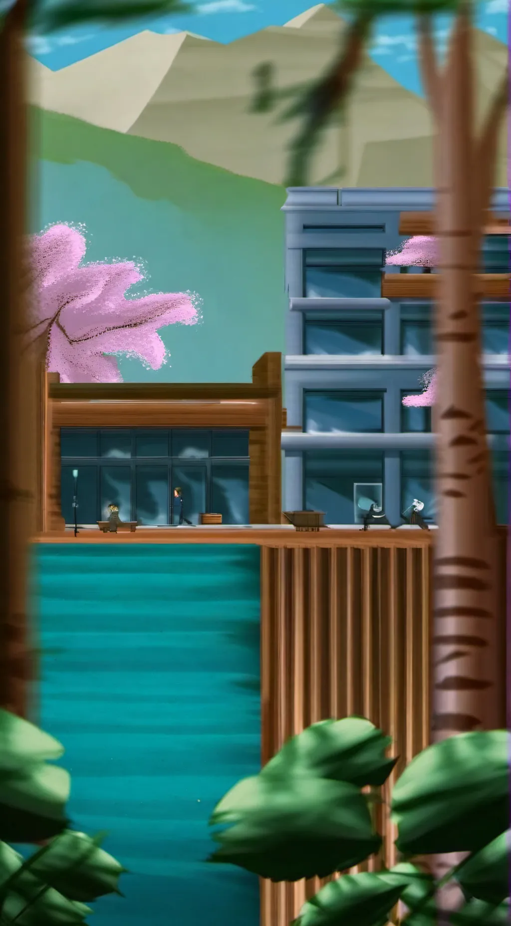 ai character: 230 X  Tenedor background