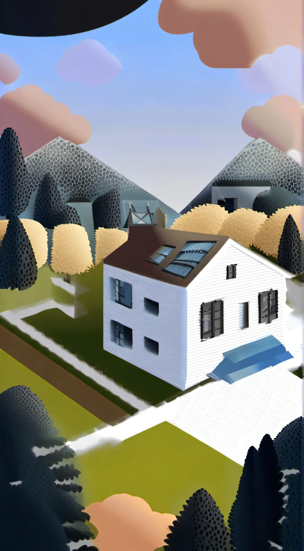 ai character: pov me in my house background