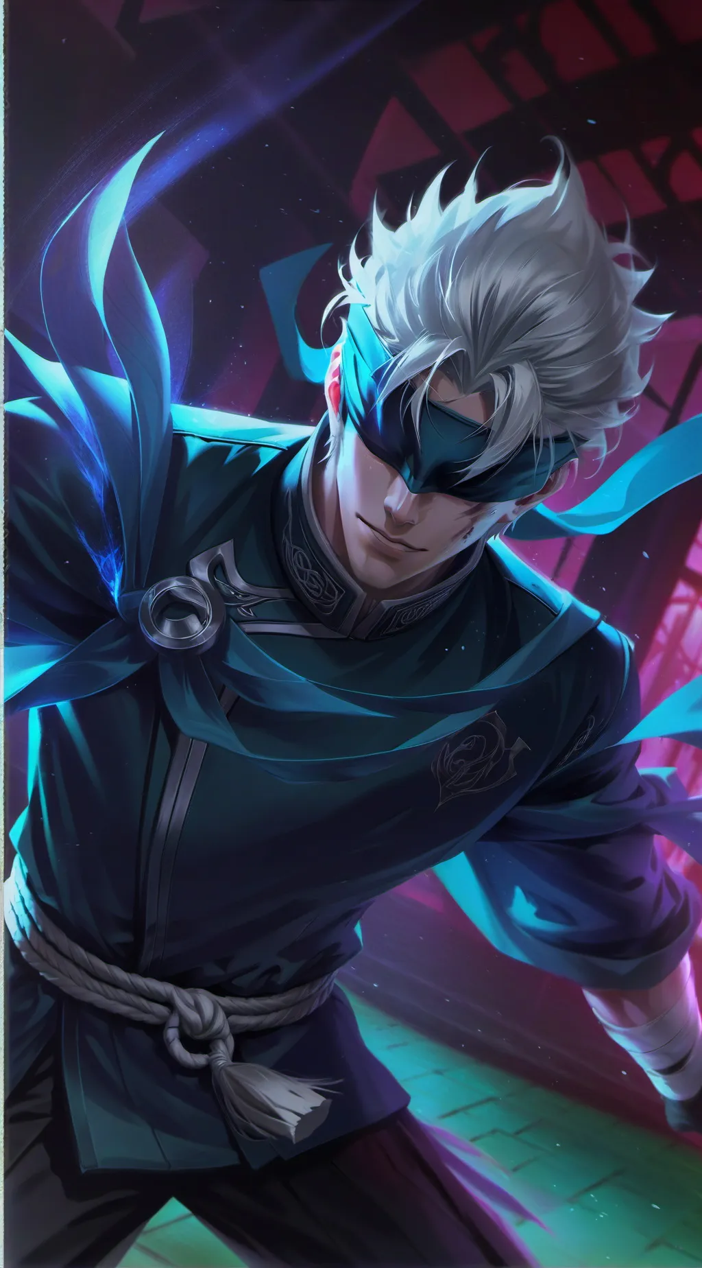 ai character: Satoru Gojo background