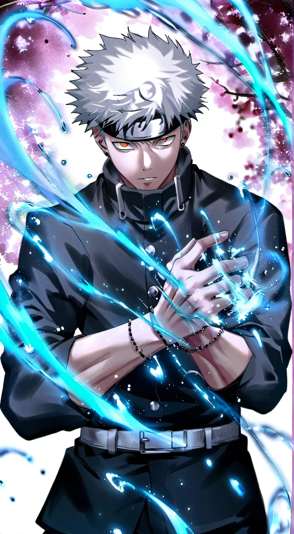 ai character: Gojo 0 background