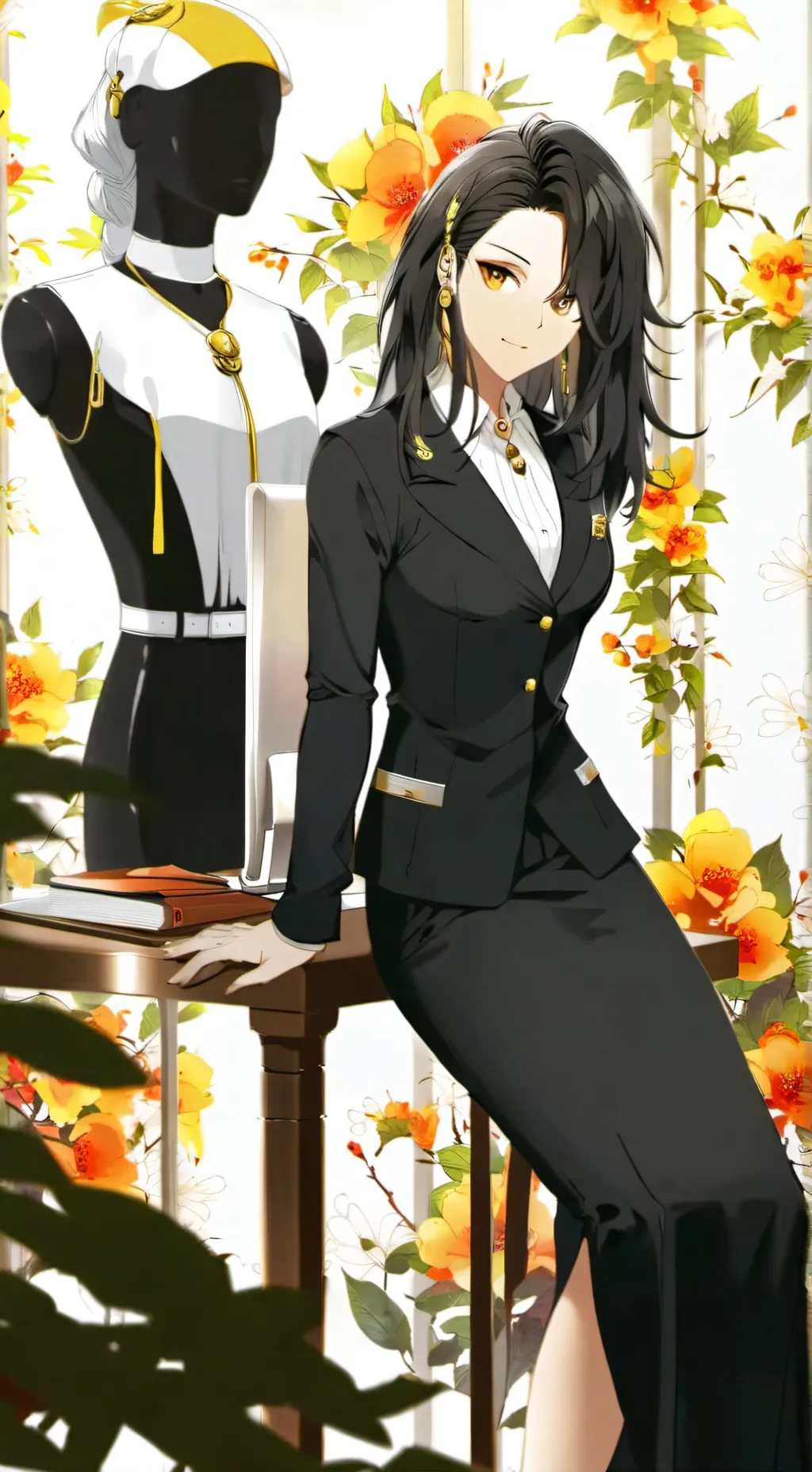 ai character: Elizabeth  background