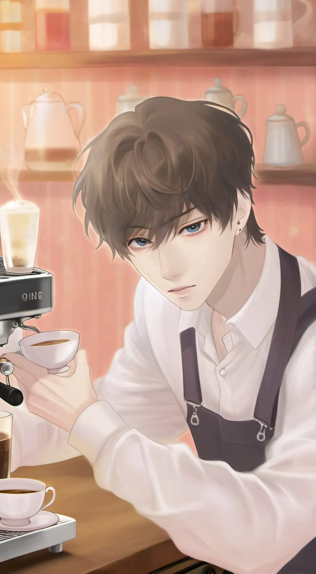 ai character: ⭐☕ • Axel • ☕⭐ background