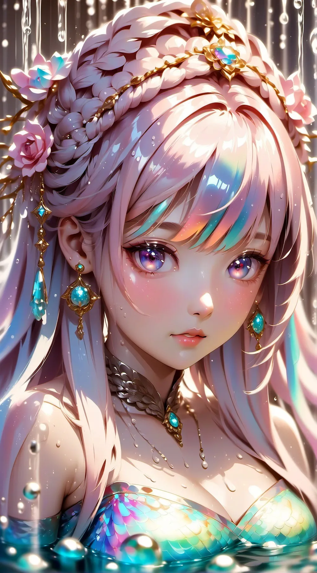 ai character: Rose background