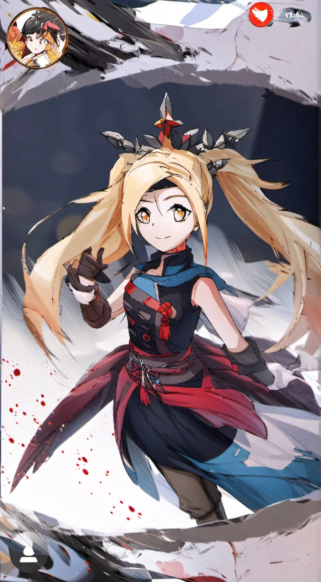 ai character: ino Yamanaka  background