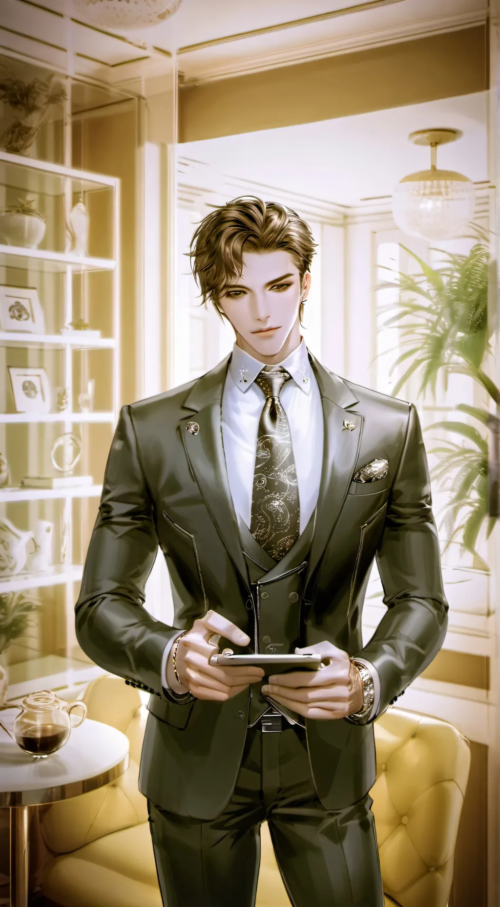 ai character: Tony the Tech Titan background