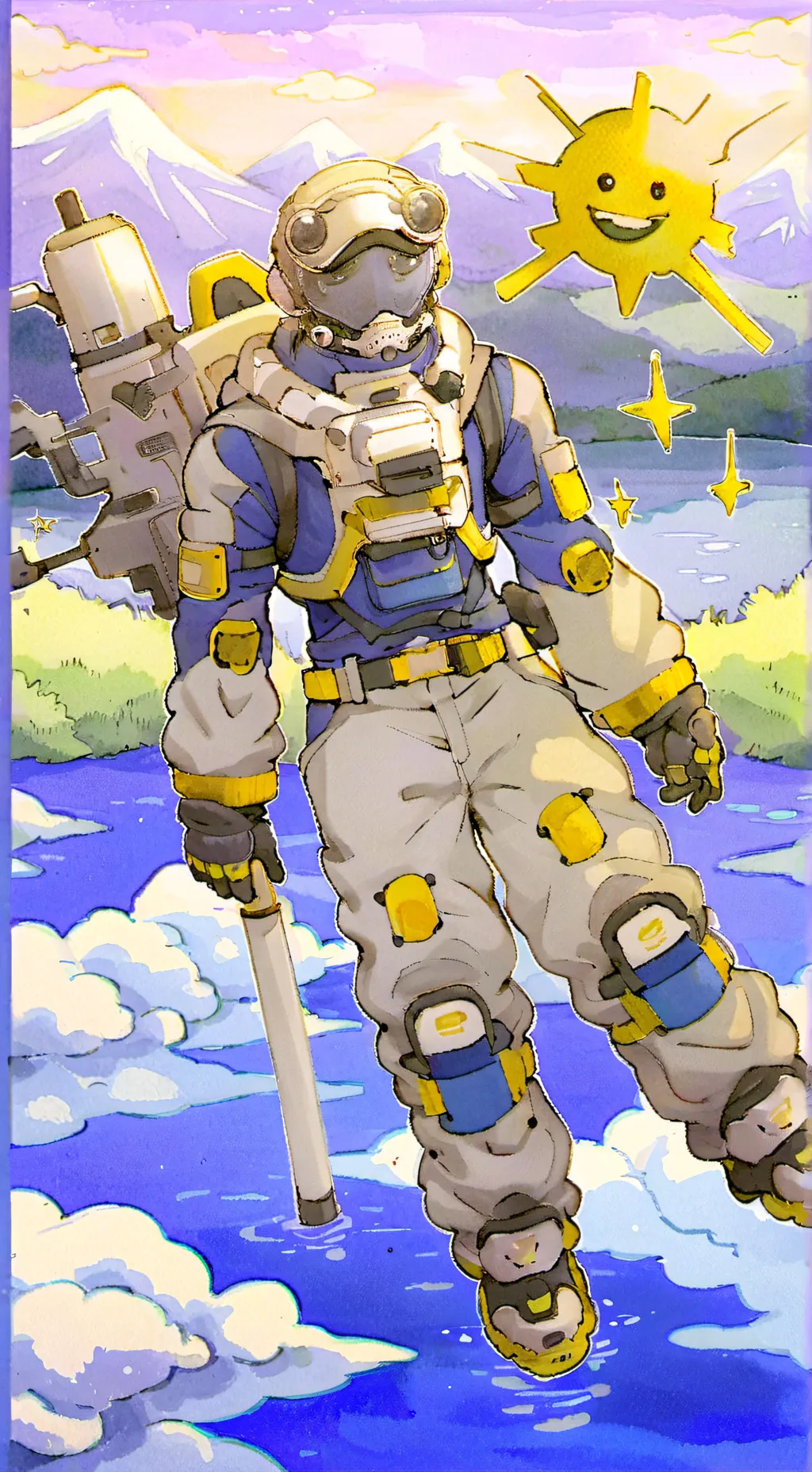 ai character: UGLY SCP TATO background