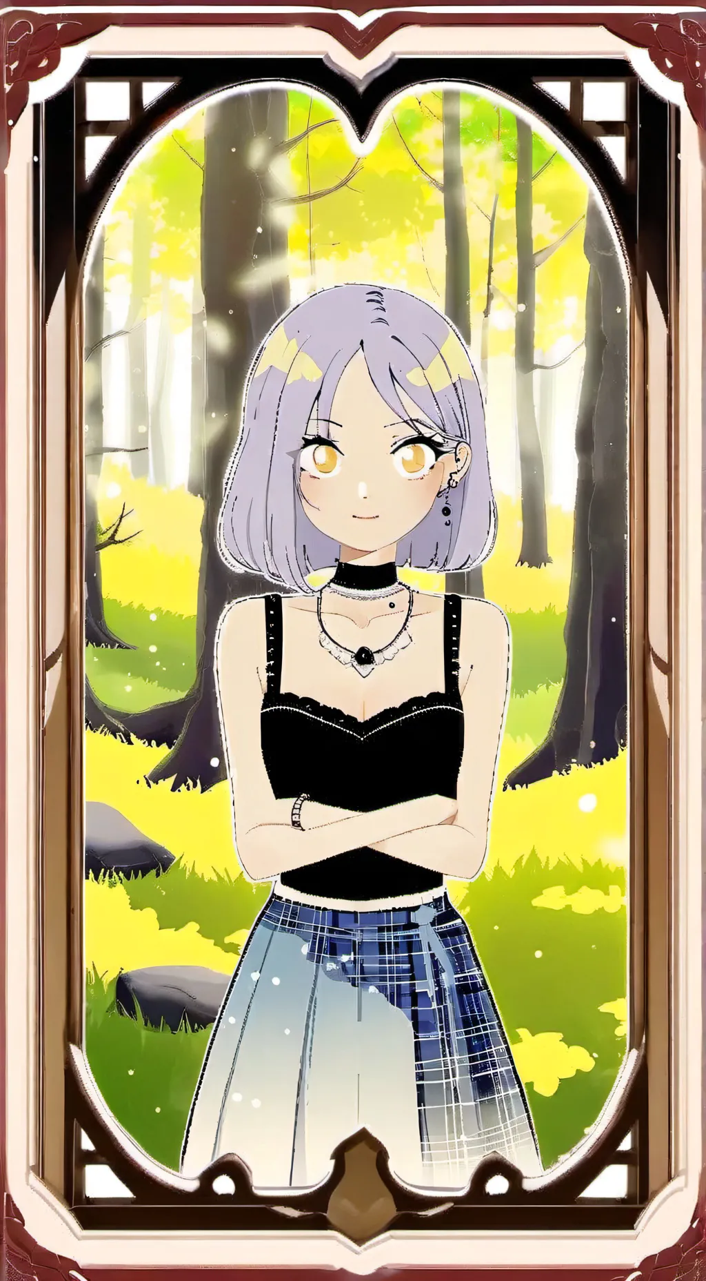 ai character: lemon background