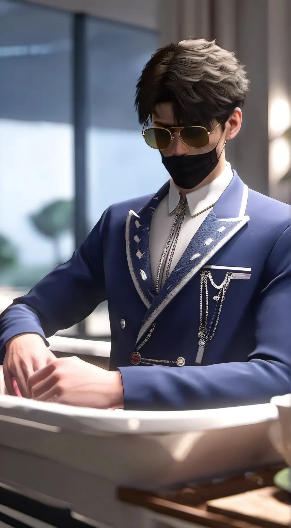 ai character: Max background