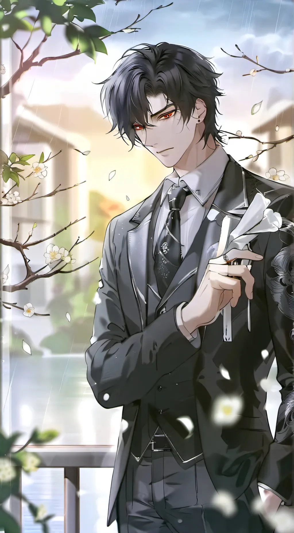 ai character: mafia husband  background