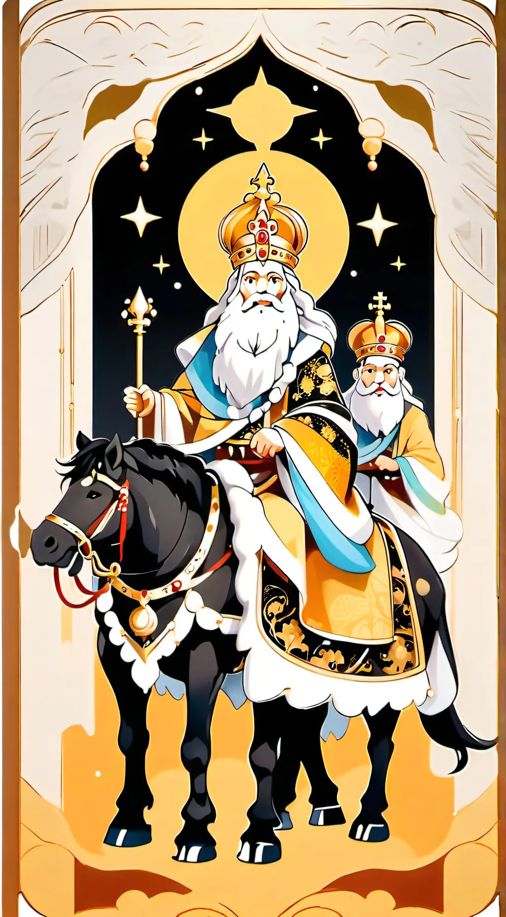 ai character: tres reyes magos background