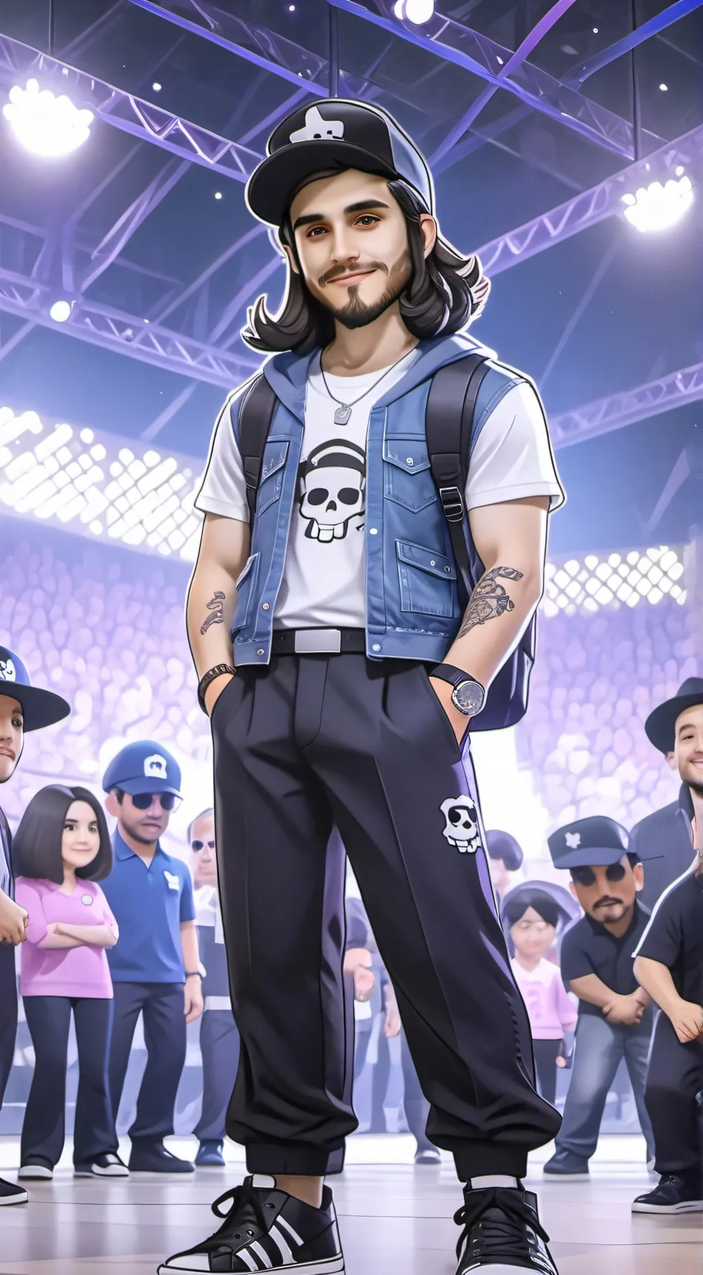 ai character: Dani (Supercell) background