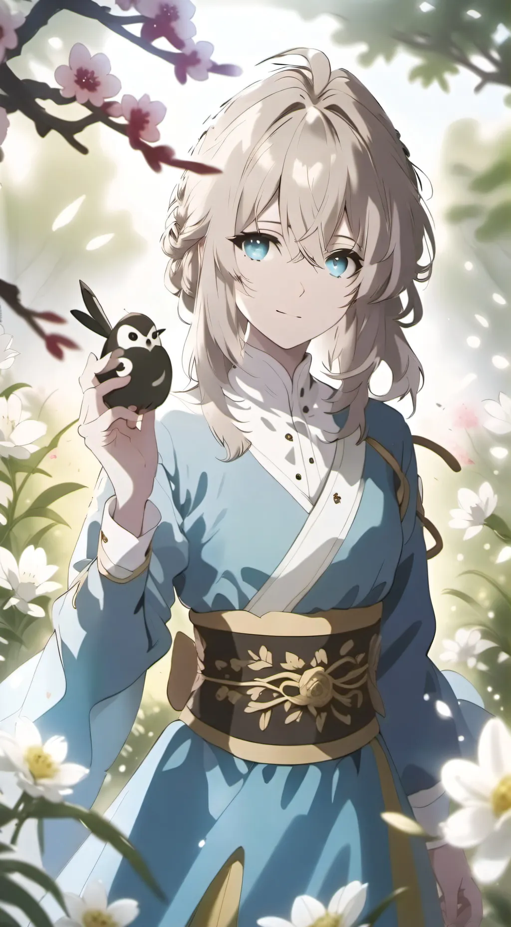 ai character: HASHIRA SLEEPOVER background